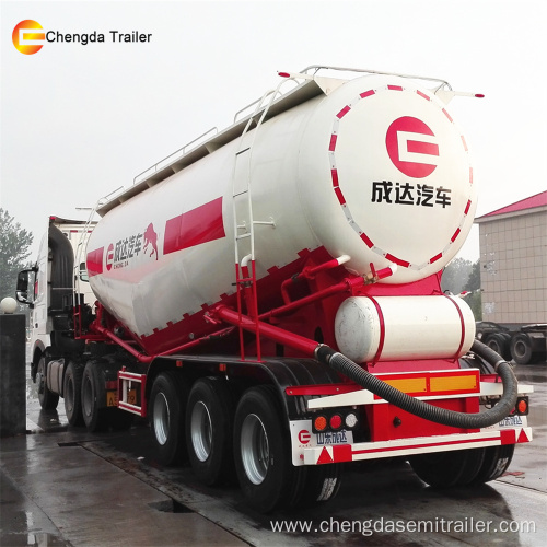 3 Axle 40ft Bulk Cement Tank Semi Trailer